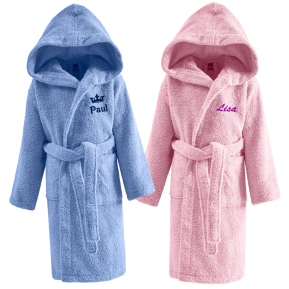 Personlig badekåpe for baby og barn Personlig badekåpe for baby og barn