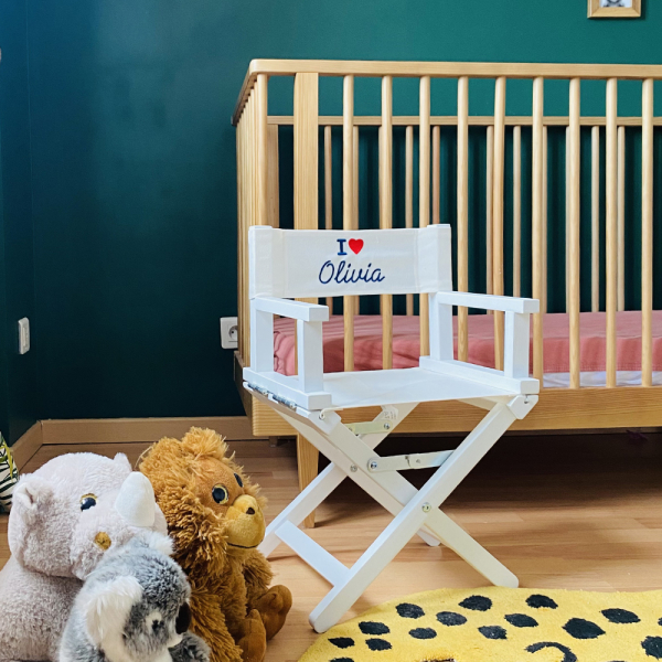 Brodert Babystar lenestol med motiv Brodert Babystar lenestol med motiv