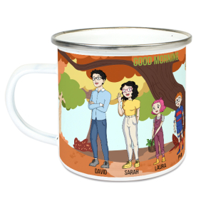 Emaljekopp Manga Family Emaljekopp Manga Family