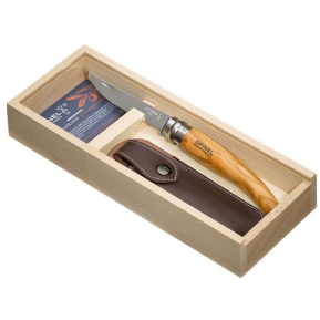 Inngravert Opinel nr. 10 Slank Oliventrekniv Gaveeske Inngravert Opinel nr. 10 Slank Oliventrekniv Gaveeske
