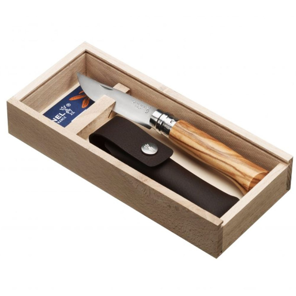 Inngravert Opinel nr. 8 Oliventrekniv Gaveeske Inngravert Opinel nr. 8 Oliventrekniv Gaveeske