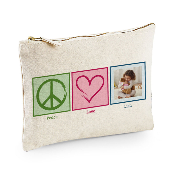 Multifunksjonell etui Peace & Love foto Multifunksjonell etui Peace & Love foto