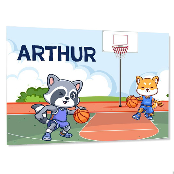Personlig dørskilt barn – Basketball Personlig dørskilt barn – Basketball