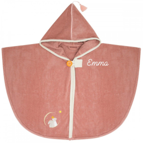Personlig badeponcho for barn – Marsala Ekorn Personlig badeponcho for barn – Marsala Ekorn