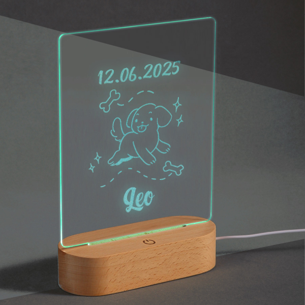Personlig LED-lampe med dyr Personlig LED-lampe med dyr