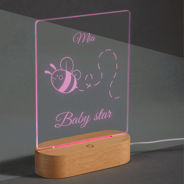 Personlig LED-lampe med dyr Personlig LED-lampe med dyr