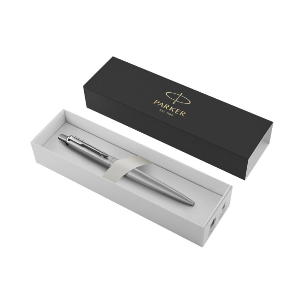 Personlig sølvfarget Parker Jotter-kulepenn Personlig sølvfarget Parker Jotter-kulepenn