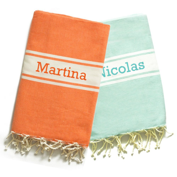 Personlig tradisjonell strandfouta Personlig tradisjonell strandfouta