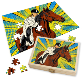 Puslespillfoto Pop Art Comics | stil Roy Lichtenstein Puslespillfoto Pop Art Comics | stil Roy Lichtenstein