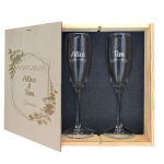 2 champagneglass | gaveeske