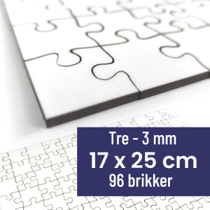 Lite trepuslespill | 17x25 cm | 96 brikker