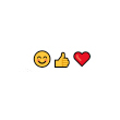Si det med en emoji