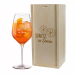 Spritzglass med inngravert navn Spritzglass med inngravert navn