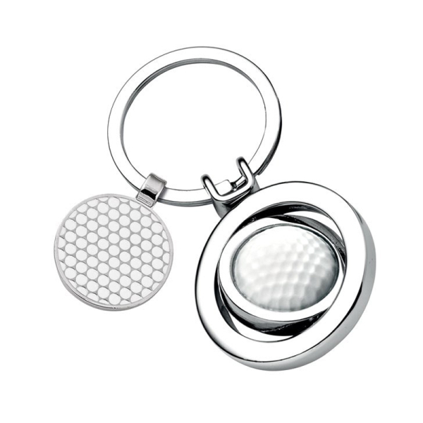 Tilpasset n&oslash;kkelring med golfball