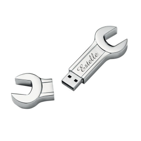 8 GB gravert minnepenn i skiften�kkelform