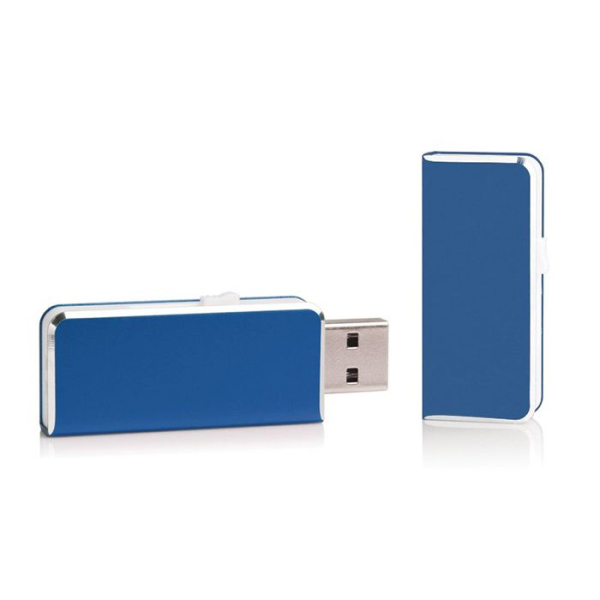 8 GB gravert lomme-minnepenn