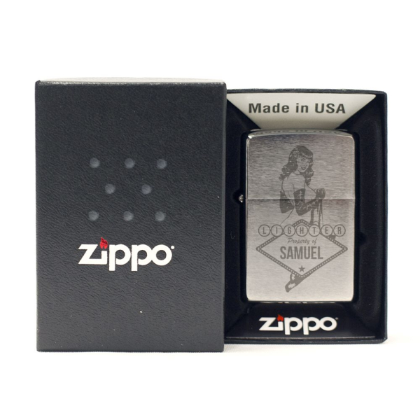 Zippo&reg; med personlig navn
