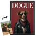 Forside av DOGUE-magasin basert på et bilde Forside av DOGUE-magasin basert på et bilde