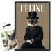 Forside av FELINE-magasin basert p&aring; et bilde