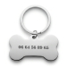 Gravert hundebein-medaljong Gravert hundebein-medaljong
