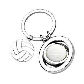 Gravert n�kkelring i volleyballform