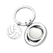 Gravert nøkkelring i volleyballform Gravert nøkkelring i volleyballform