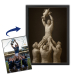 Portrett i marmorstatuestil fra et foto Portrett i marmorstatuestil fra et foto