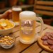 Ølkrus med trappistmotiv Ølkrus med trappistmotiv