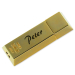 16 GB minnepenn i gullbar-form tilpasset 16 GB minnepenn i gullbar-form tilpasset