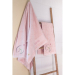 Personlig barnehåndkle 70 x 140 cm – Rosa Kanin Personlig barnehåndkle 70 x 140 cm – Rosa Kanin