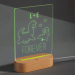 Personlig LED-lampe med dyr Personlig LED-lampe med dyr