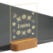 Personlig LED-lampe – Navn Personlig LED-lampe – Navn