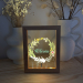 Personlig LED-ramme blomsterkrans Personlig LED-ramme blomsterkrans