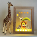 Personlig LED-ramme safari Personlig LED-ramme safari