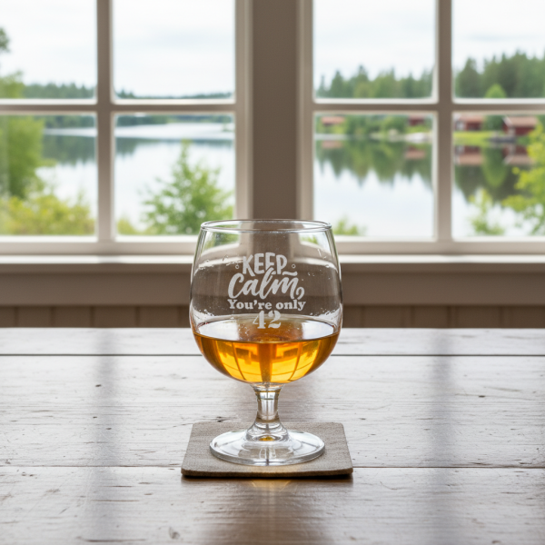 Personlig lik&oslash;rglass bursdag