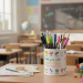 Personlig penneholder i keramikk Klasseminner Personlig penneholder i keramikk Klasseminner