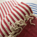 Personlig tradisjonell fouta med striper Personlig tradisjonell fouta med striper