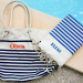 Personlig tradisjonell fouta med striper Personlig tradisjonell fouta med striper