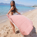 Personlig tradisjonell fouta med striper Personlig tradisjonell fouta med striper