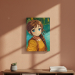 Portrett i manga-stil basert på et bilde Portrett i manga-stil basert på et bilde