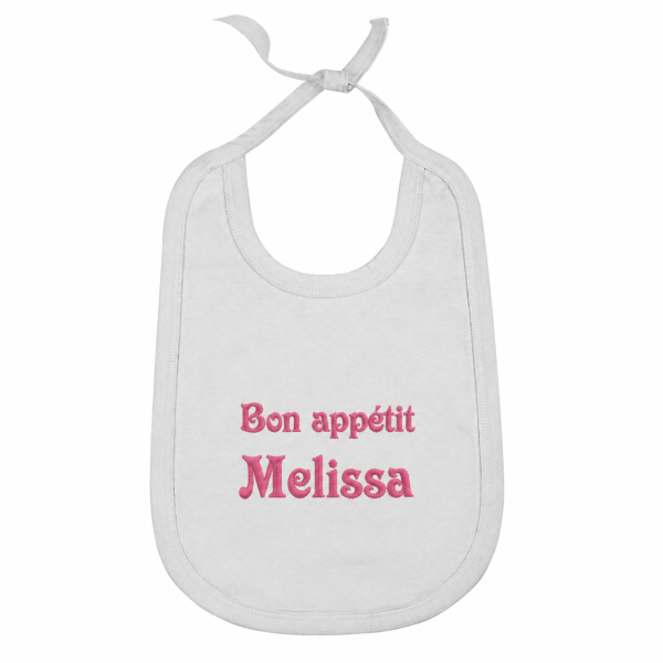 Smekke med brodert navn