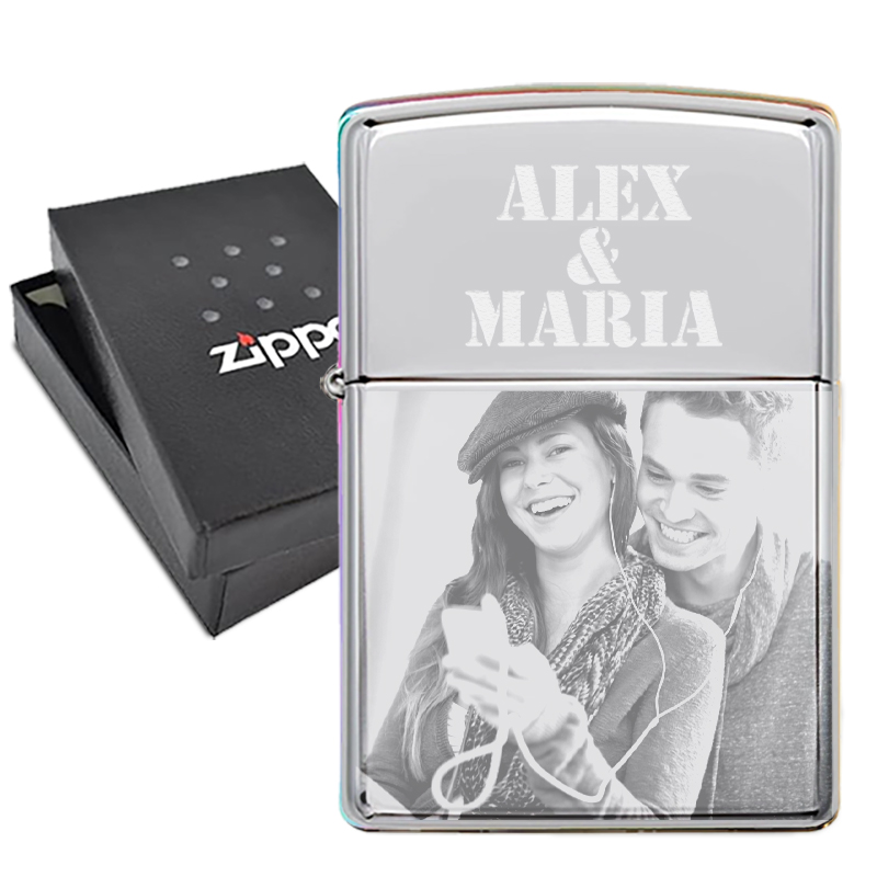 Zippo� som kan tilpasses med bilde